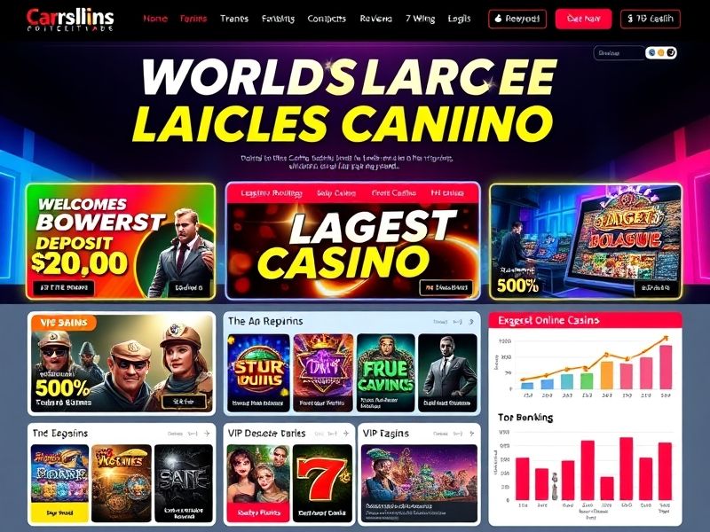 Discover the biggest online casino in the world and compare the top-rated platforms, worldwide player counts, and gaming popularity trends to find the best for slots, poker, and table games.